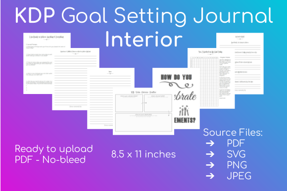 Download KDP Goal Setting Journal Interior - Premium Resources
