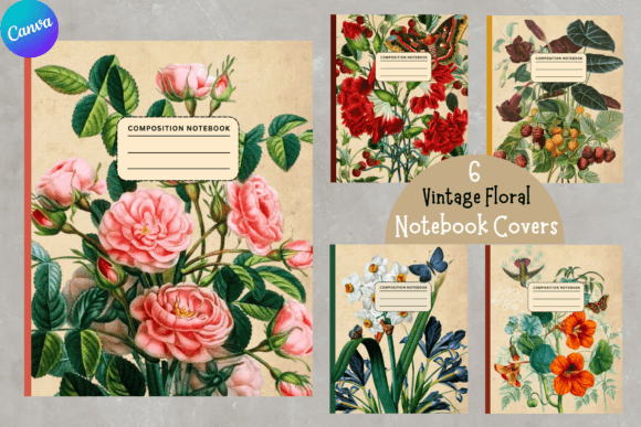 Download Vintage Flower KDP Cover / KDP Template - Kdp template Collection