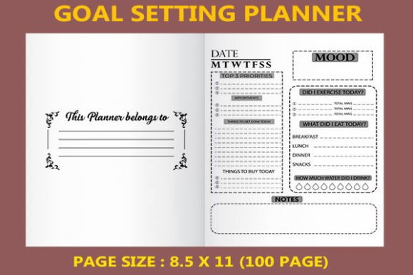 Download Goal Setting Planner for Kdp Interiors - Premium Resources